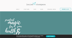Desktop Screenshot of louisethompson.com